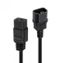 Lindy 3 m C14-auf-C19-Netzkabelverlängerung, Schwarz