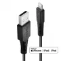 Lindy 2m verstärktes USB Typ A auf Lightning Lade- und Synchronisationskabel