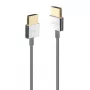 Lindy Ultra High Speed HDMI schlank-Kabel, 0,5 m, 0,5 m, HDMI Typ A (Standard), HDMI Typ A (Standard), 48 Gbit/s, Weiß