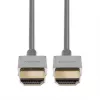 Lindy Ultra High Speed HDMI schlank-Kabel, 0,5 m, 0,5 m, HDMI Typ A (Standard), HDMI Typ A (Standard), 48 Gbit/s, Weiß