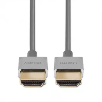 Lindy Ultra High Speed HDMI schlank Kabel 1m, 1 m, HDMI Typ A (Standard), HDMI Typ A (Standard), 48 Gbit/s, Weiß