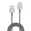 Lindy Ultra High Speed HDMI schlank Kabel 1m, 1 m, HDMI Typ A (Standard), HDMI Typ A (Standard), 48 Gbit/s, Weiß