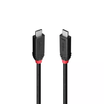Lindy 2m USB4 240W Typ-C-Kabel, Black Line, 2 m, USB C, USB C, USB4 Gen 3x2, 40 Gbit/s, Schwarz