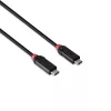 Lindy 2m USB4 240W Typ-C-Kabel, Black Line, 2 m, USB C, USB C, USB4 Gen 3x2, 40 Gbit/s, Schwarz