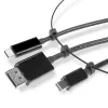 Lindy USB-Typ-C-, mDP- und DisplayPort-zu-HDMI-18G-Konverter-Halterung