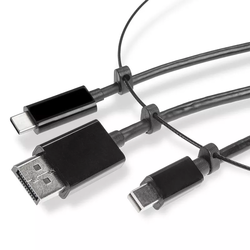 Lindy USB-Typ-C-, mDP- und DisplayPort-zu-HDMI-18G-Konverter-Halterung