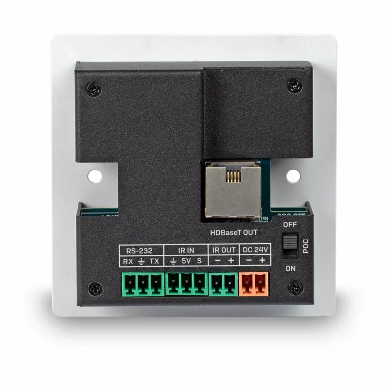 Lindy 150m Cat.6 HDMI 4K60 & Type C HDBaseT UK Wanddose KVM Extender, Transmitter