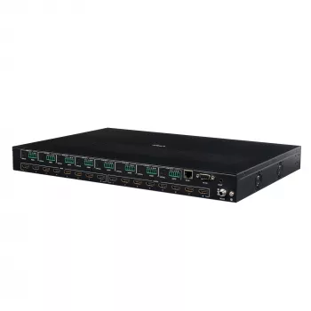 Lindy 38434 8x8 HDMI 4K60 nahtlose Multi-View-Matrix mit Videowand-Skalierung