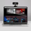 Lindy Full HD 1080p Webcam mit Mikrofon, 1920 x 1080 Pixel, Full HD, 30 fps, Manuell, Auto, 110°