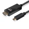 Lindy 10m USB Type C to HDMI 4K60 Adapter Kabel with HDR, 10 m, USB Type-C, HDMI Type A (Standard), Male, Male, gerade