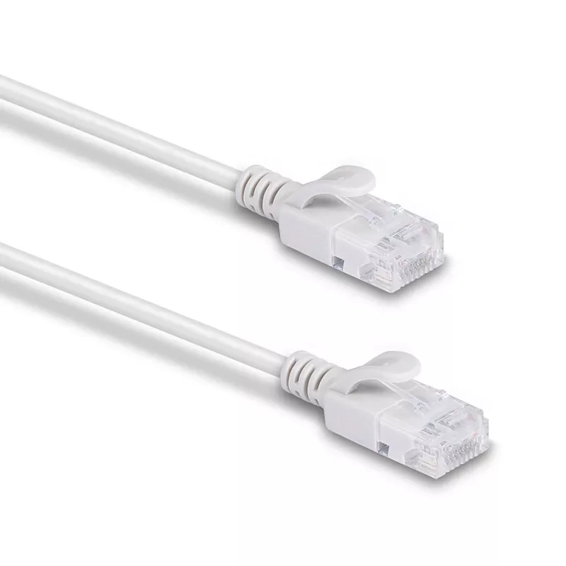 Lindy 0,3m Cat.6A U/UTP Ultra schlank Netzwerkkabel, Grau