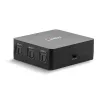 Lindy 3-Port TosLink (optischer) digitaler Audio-Umschalter, Schwarz, Kunststoff, 54 mm, 60 mm, 20 mm, 37 g