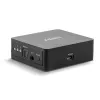 Lindy 3-Port TosLink (optischer) digitaler Audio-Umschalter, Schwarz, Kunststoff, 54 mm, 60 mm, 20 mm, 37 g