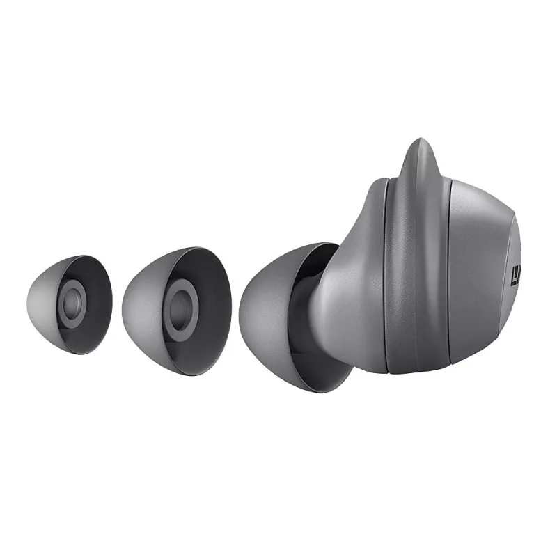 Lindy LE400W Headset Kabellos In-Ear Musik/Alltag USB Typ-C Bluetooth Grau