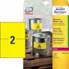 Selbstklebeetikett Avery L6130-20 Rechteck Gelb