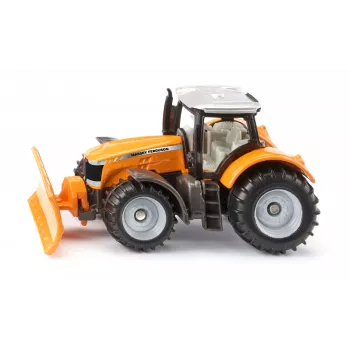 Siku Massey Ferguson mit Räumschild Traktormodell vormontiert