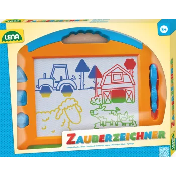 Magnetische Zeichentafel für Kinder Simm Spielwaren Colour magic drawing board big