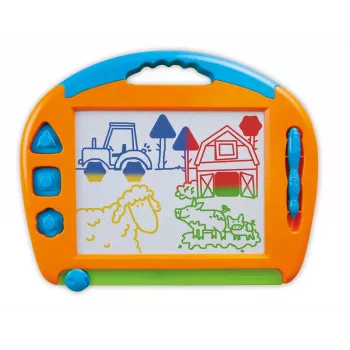 Magnetische Zeichentafel für Kinder Simm Spielwaren Colour magic drawing board big