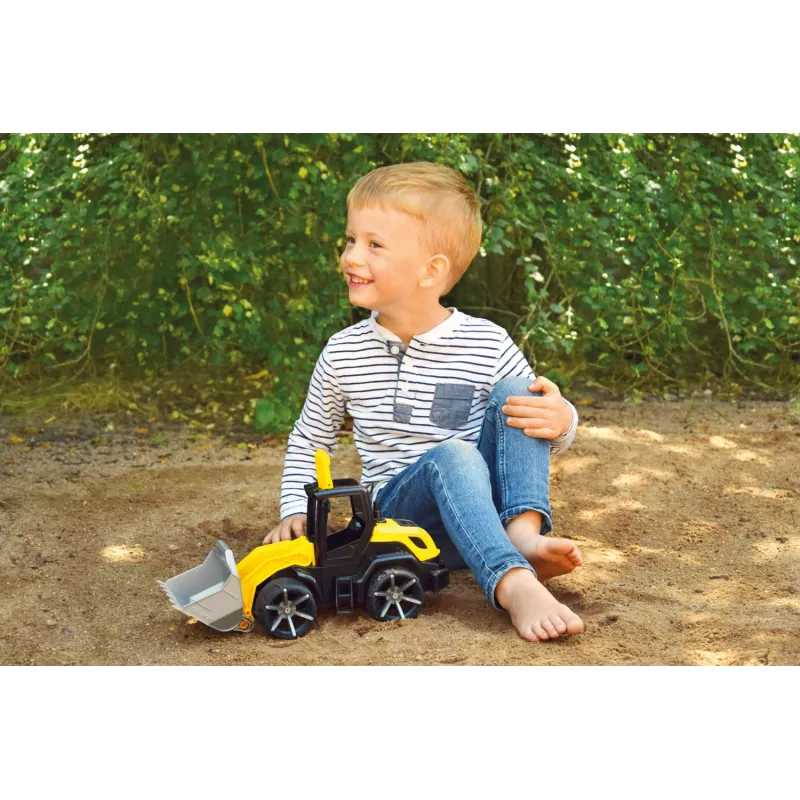LENA TRUXX² 04532 Spielzeug-Schaufellader mit Figur, Gelb