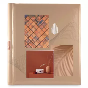 Hama Singo II Selbstklebendes Fotoalbum, 28x31 cm, 20 weiße Seiten, Terracotta (00007638)