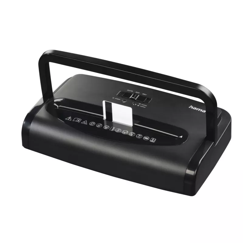 Hama Premium M8 Papieraktenvernichter Mikrogeschnittene Zerkleinerung 68 dB 22 cm Schwarz