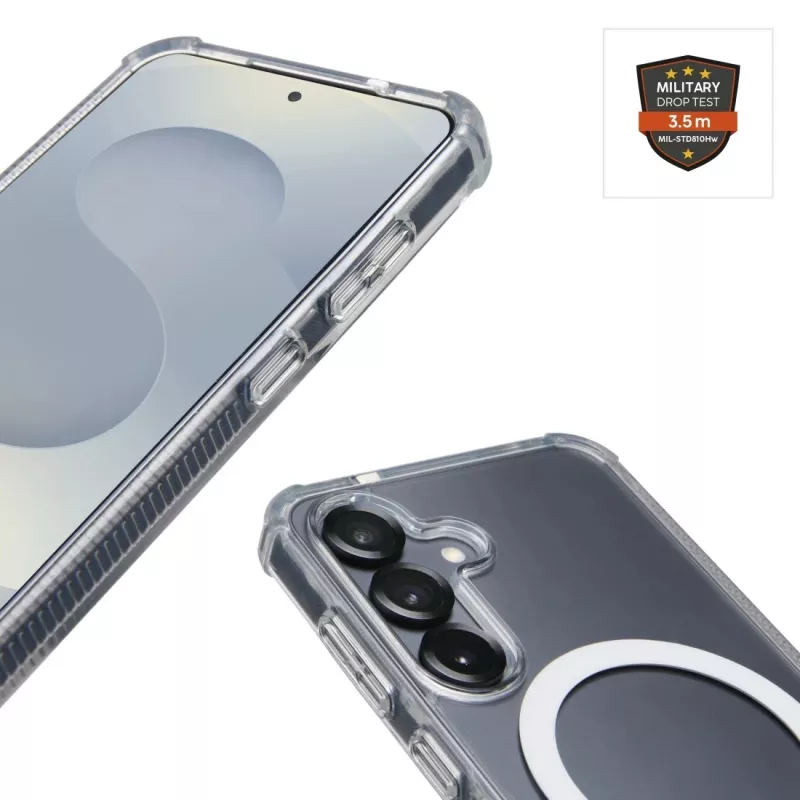 Handyhülle HAMA Extreme Protect für Samsung Galaxy S25 FE, 17 cm (6,7 Zoll), transparent