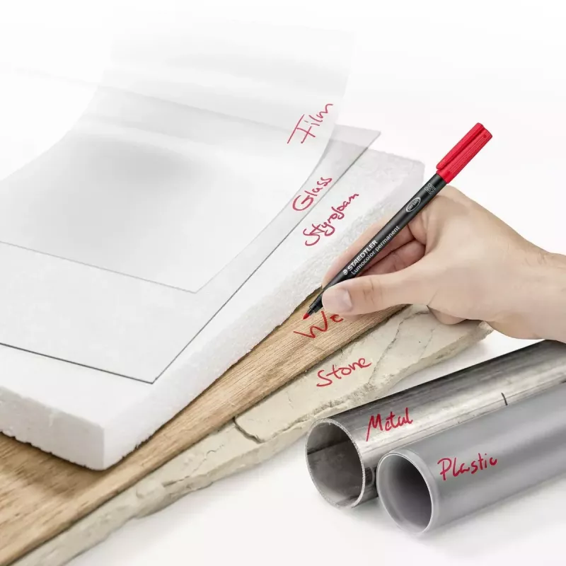 Staedtler Lumocolor Permanentstift 317 Permanentmarker 6 Stück