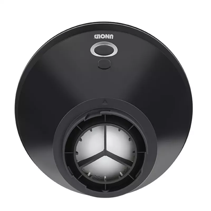 Unold Turmventilator Schwarz Tower, Haushalts-Turmventilator, Schwarz, Boden, Kunststoff, 90°, Touch