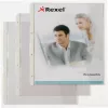 Rexel Dokumentenmappe mit Klappdeckel, 210 x 297 mm (A4), Transparent, 0,13 mm, 233 mm, 301 mm, 2 mm