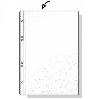 Rexel A6 PP-TASCHE 80 MIKRON OBEN OFFEN GEPRÄGT, A6, Transparent, 125 mm, 20 mm, 150 mm, 109 g