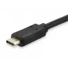 Equip USB 2.0 Typ-C-auf-Typ-B-Kabel, 1 m, USB B, USB C, USB 2.0, Stecker/Stecker, Schwarz