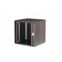 Wandmontierter Rack Equip Pro Mount 19 inch Schrank 12U 600X600MM Schwarz