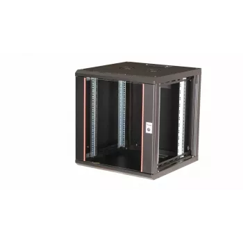 Wandmontierter Rack Equip Pro Mount 19 inch Schrank 12U 600X600MM Schwarz