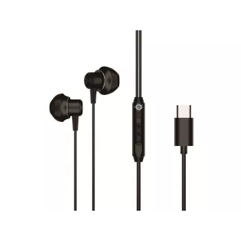 Kabelgebundenes In-Ear-Kopfhörer-Headset CONCEPTRONIC BRENDAN04B — USB-C, 20–20000 Hz, 1,2 m Kabel, 14 g, schwarz