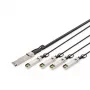 Digitus 40G QSFP+ to 4XSFP+ Direct Attach Kabel 2m