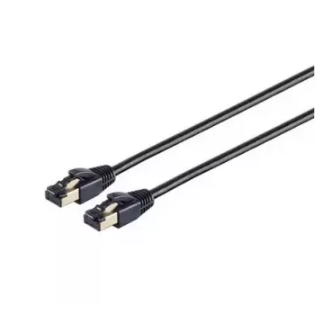 Netzwerkkabel S/CONN 08-41015 Schwarz 0,5 m Cat8.1 F/FTP