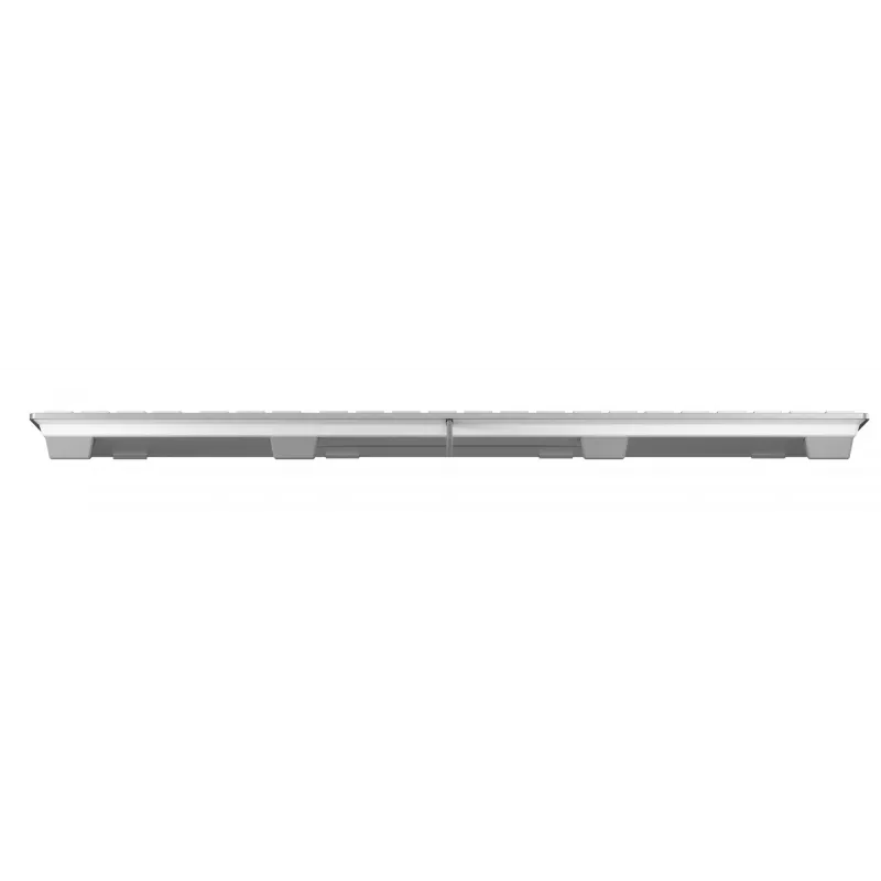 CHERRY KC 6000 schlank FOR MAC Kabelgebundene Tastatur, Silber/Weiß, USB (QWERTY – UK)