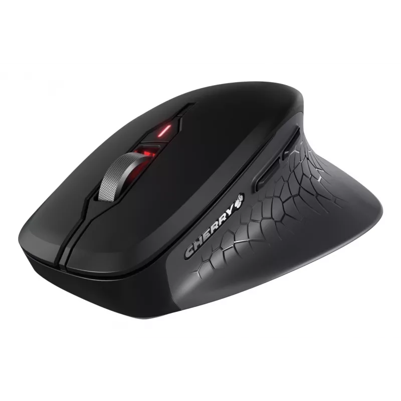 CHERRY STREAM DESKTOP COMFORT, Kabellos, RF Wireless, Scheren-Tastenschalter, AZERTY, Schwarz, Maus enthalten