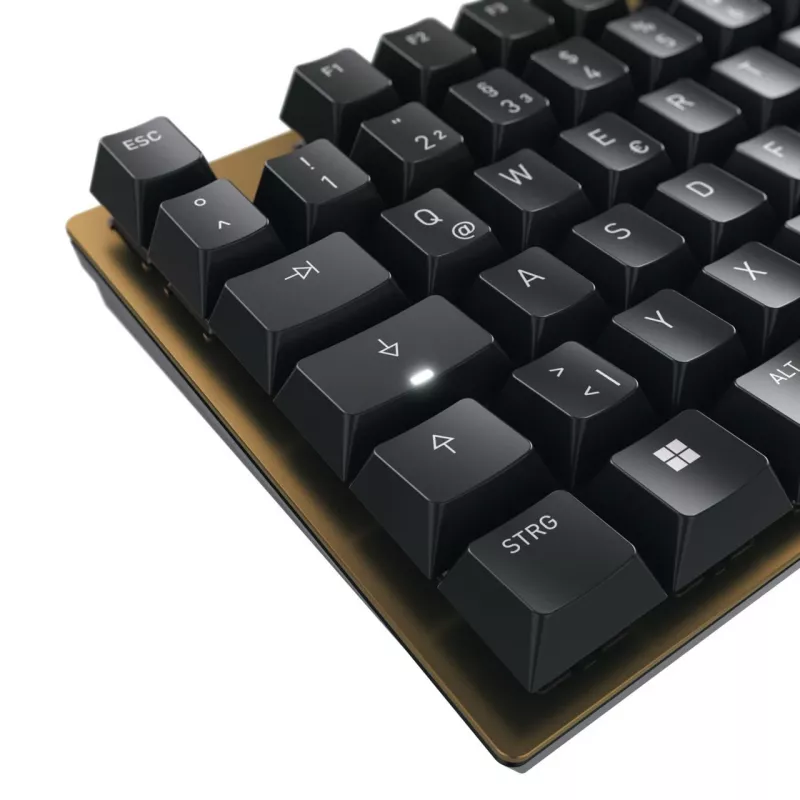 CHERRY KC 200 MX Tastatur Universal USB AZERTY Französisch Schwarz, Bronze