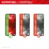 Displex Displayschutzfolie + Hülle für Samsung Galaxy A54 5G gehärtetes Glas