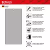 Displex Privacy Screen Protector (10H) für Samsung Galaxy S24 Ultra, Eco Mounting Frame, Sichtschutzfilter