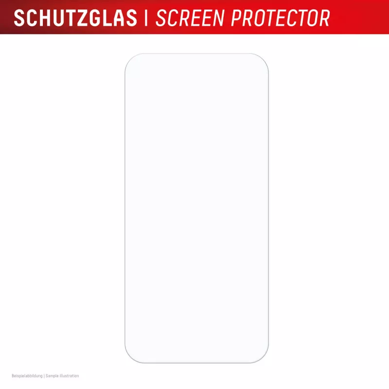 Displex Displayschutzfolie + Hülle für Apple iPhone 16 Plus, Eco-Montagerahmen, kratzfest