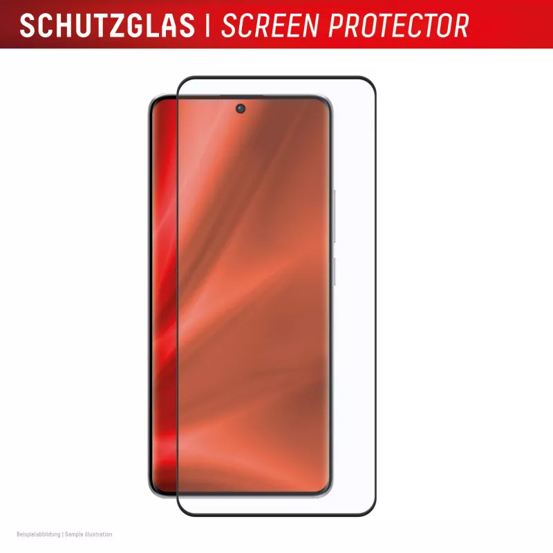 Displex Premium Displayschutzglas (Full Cover, 10H) für Xiaomi Redmi Note 13 Pro+/Note 14 Pro(+), Eco Montagerahmen, Full Cover