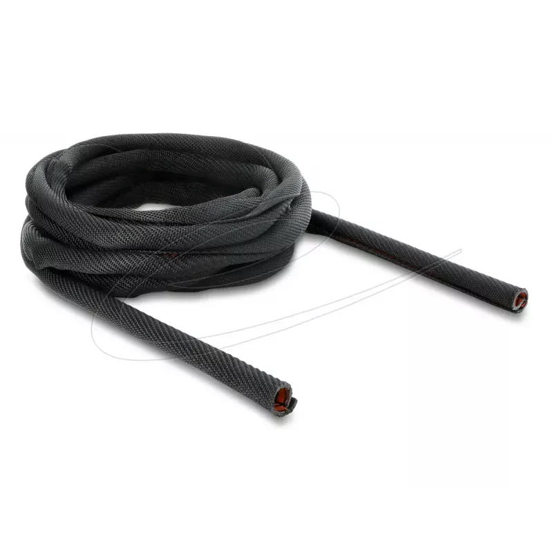 Kabelschutzschlauch selbstschließend doppellagig DELOCK 5 m × 16 mm, schwarz