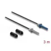 Glasfaser-Adapterkabel DELOCK 91035 Multimode 3 m, Schwarz/Grau/Blau, 1 Stück