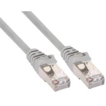 InLine Patchkabel SF/UTP Cat.5e grau 15m