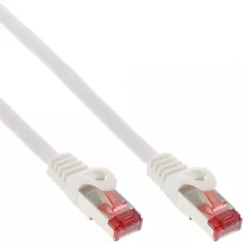 InLine Patchkabel S/FTP PiMF Cat.6 250MHz PVC Kupfer weiß 30m
