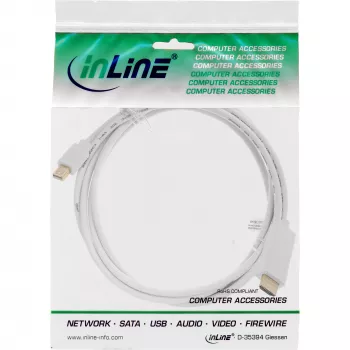 InLine Mini DisplayPort auf HDMI 4K2K mit Audio Konverterkabel 4K2K 5m
