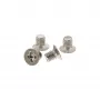 InLine Screw for 3.5 inch HDD/SSD, 3mm, flach head, silver 1000pcs. pack
