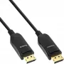InLine DisplayPort 2.1 AOC-Kabel, UHBR, schwarz 30 m, 30 m, DisplayPort, DisplayPort, Stecker, Stecker, 10240 x 4320 Pixel